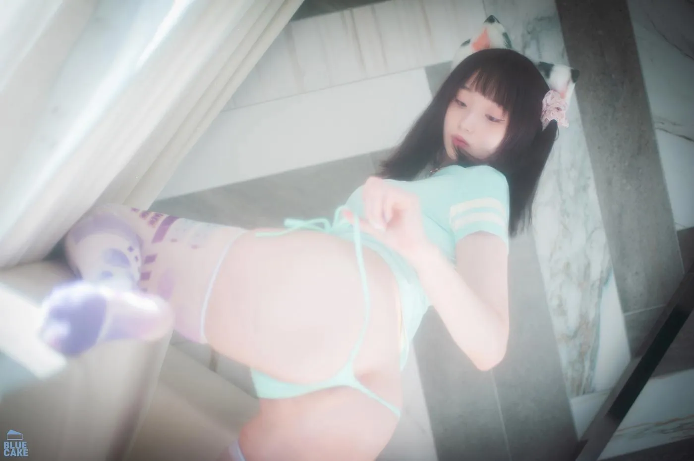 Bambi밤비 – NO.91 [BLUECAKE] Naughty Cats Pink  Mint RED[23] [55P]插图9